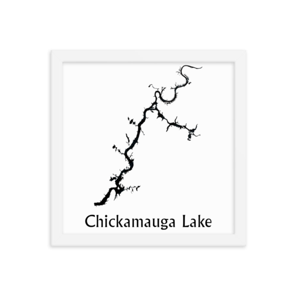 Chickamauga Lake Framed poster