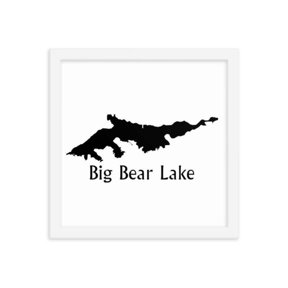 Big Bear Lake Framed poster