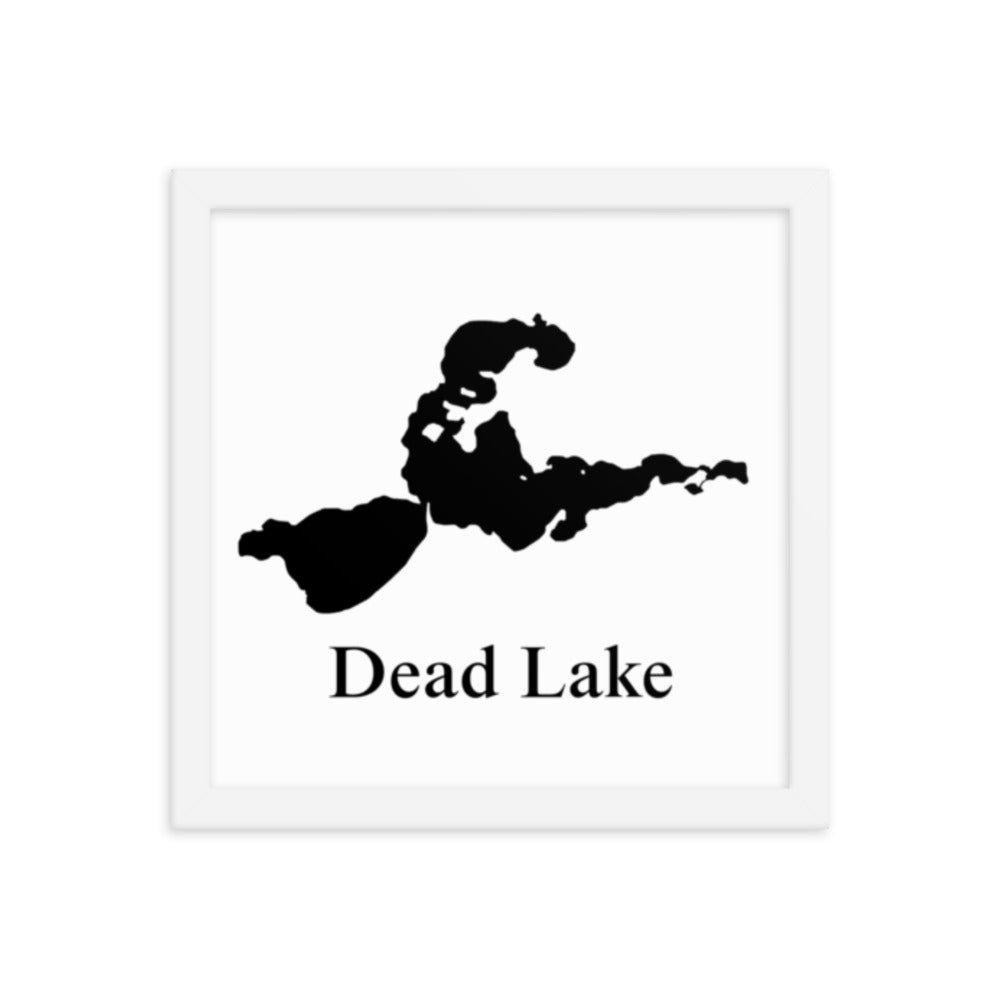 Dead Lake Framed poster