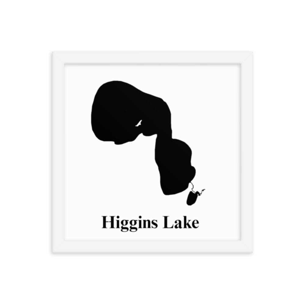 Higgins Lake Framed poster