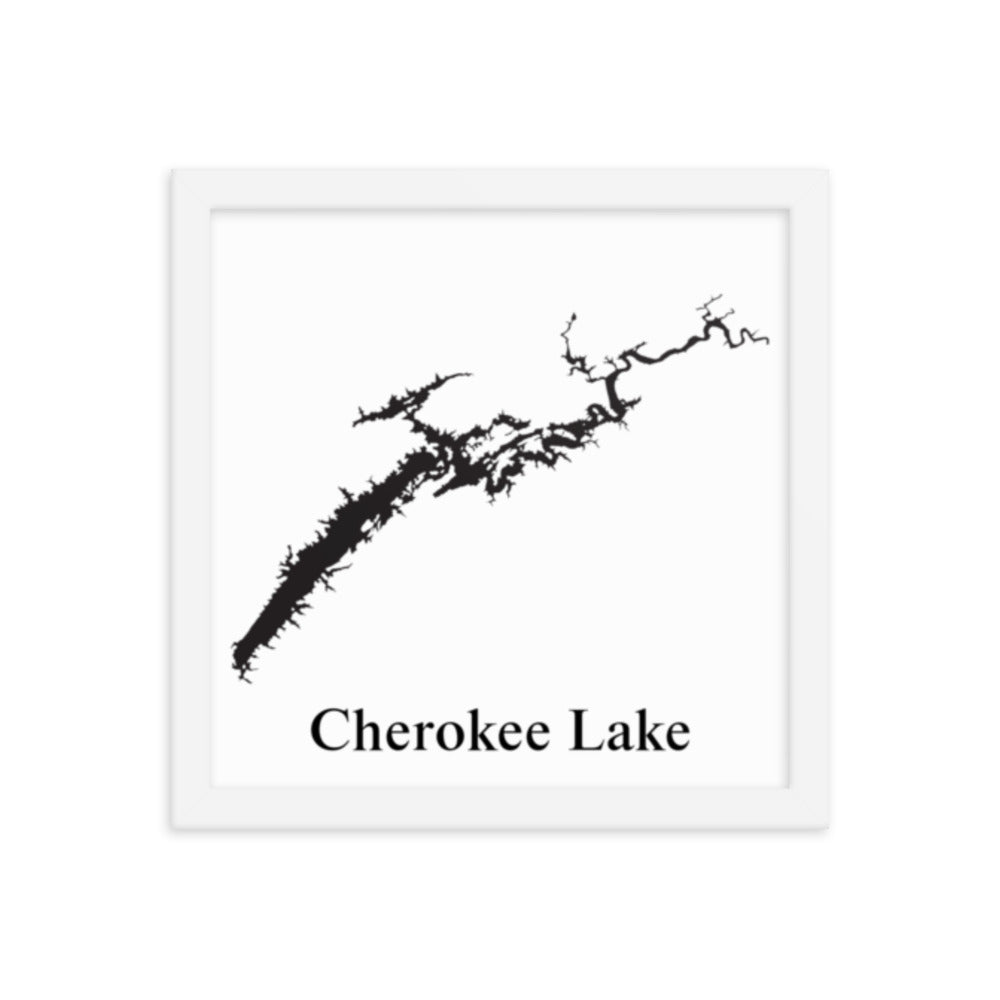 Cherokee Lake Framed poster