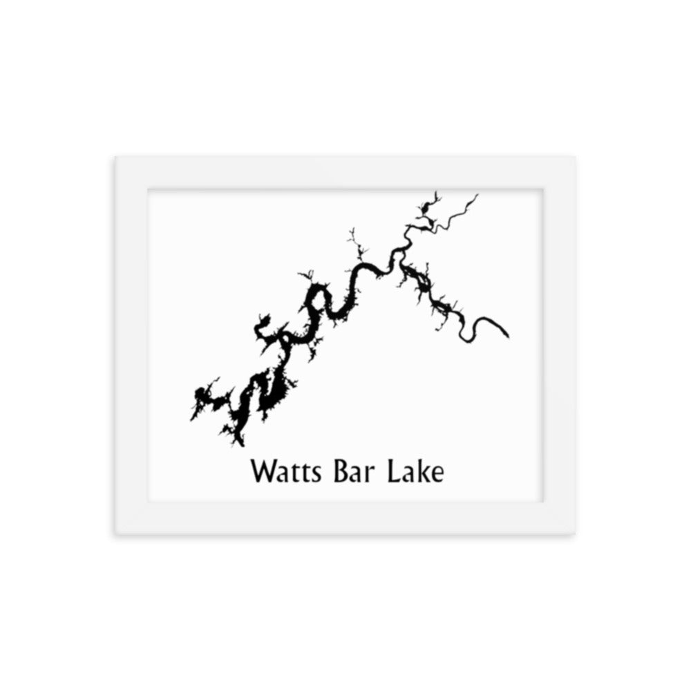 Watts Bar Lake Framed poster