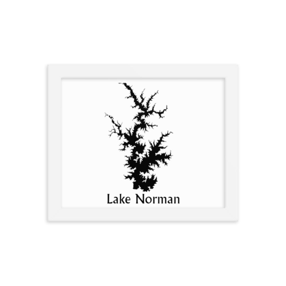 Lake Norman Framed poster