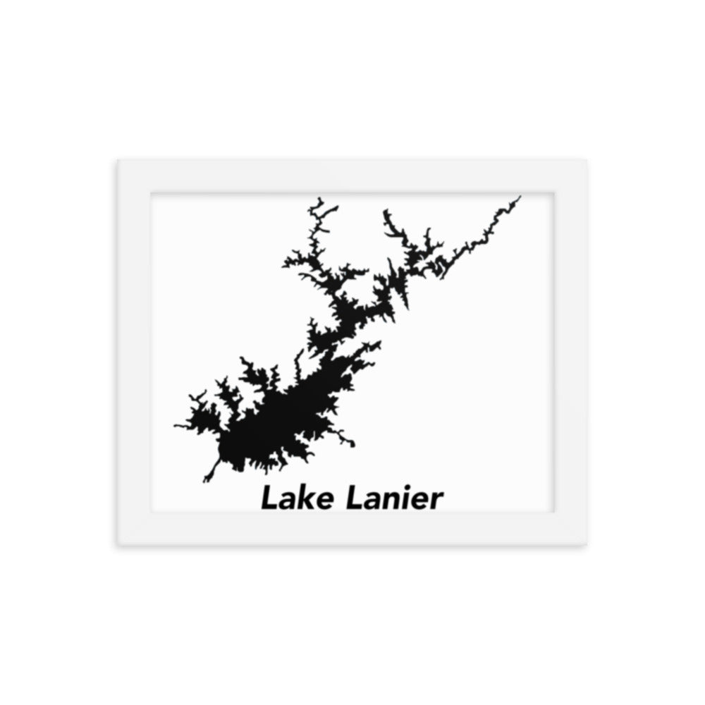 Lake Lanier Framed poster