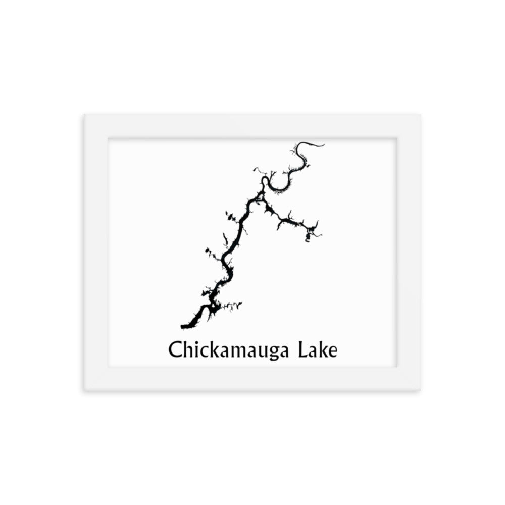 Chickamauga Lake Framed poster
