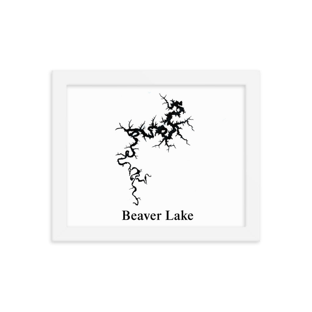 Beaver Lake Framed poster