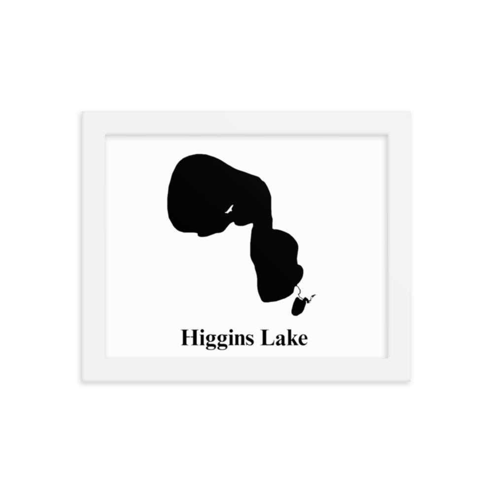 Higgins Lake Framed poster