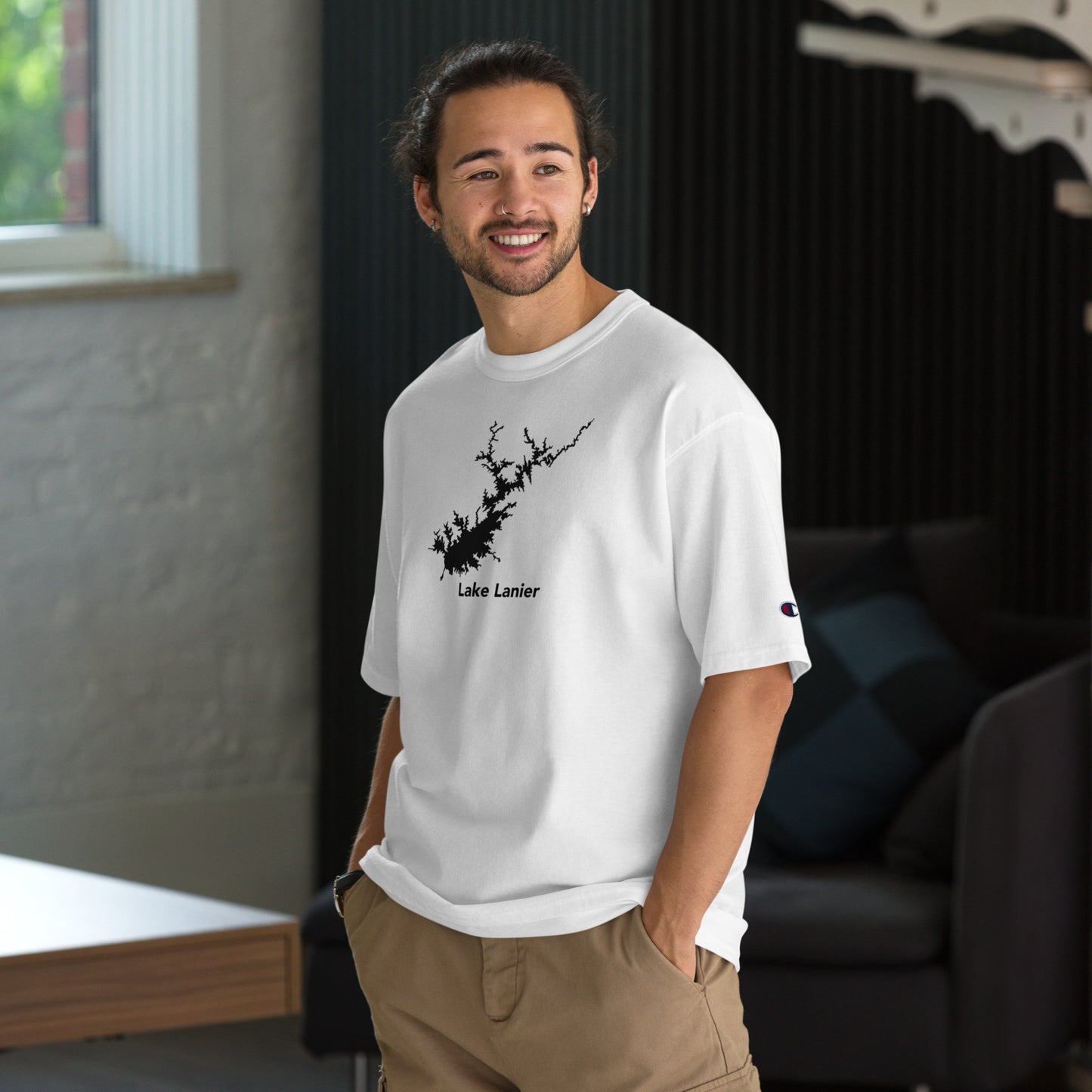 Men's Champion T-Shirt Lake Lanier