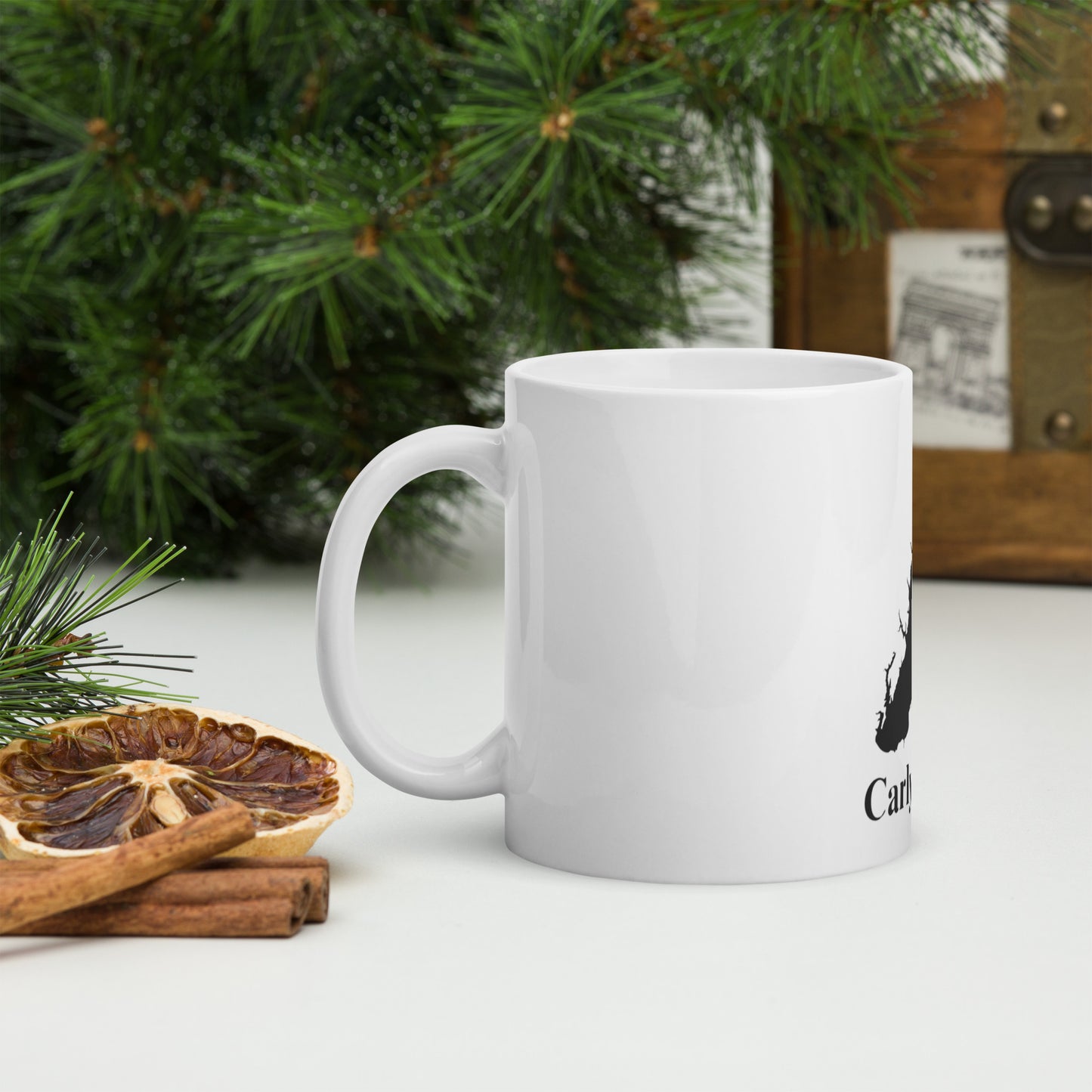 Carlyle lake White mug