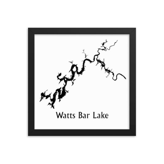 Watts Bar Lake Framed poster