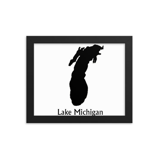 Lake Michigan Framed poster