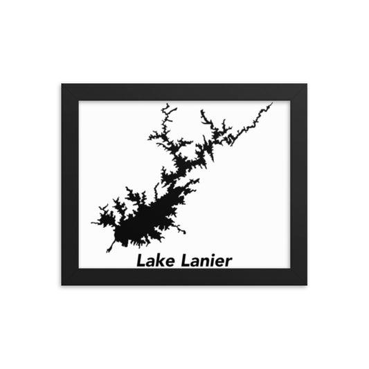 Lake Lanier Framed poster