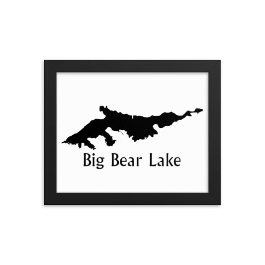 Big Bear Lake Framed poster