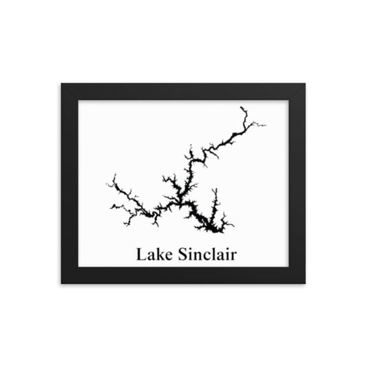 Lake Sinclair Framed poster