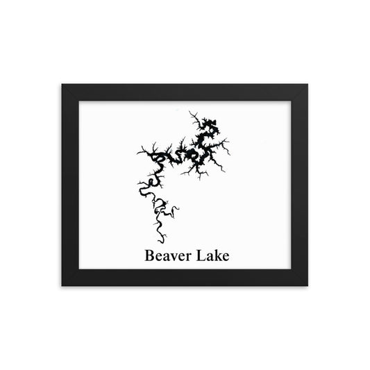 Beaver Lake Framed poster