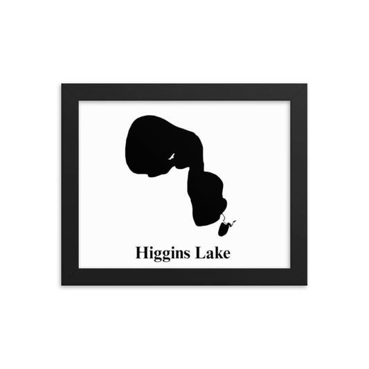 Higgins Lake Framed poster