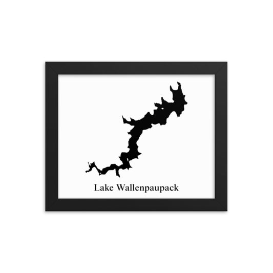 Lake Wallenpaupack Framed poster