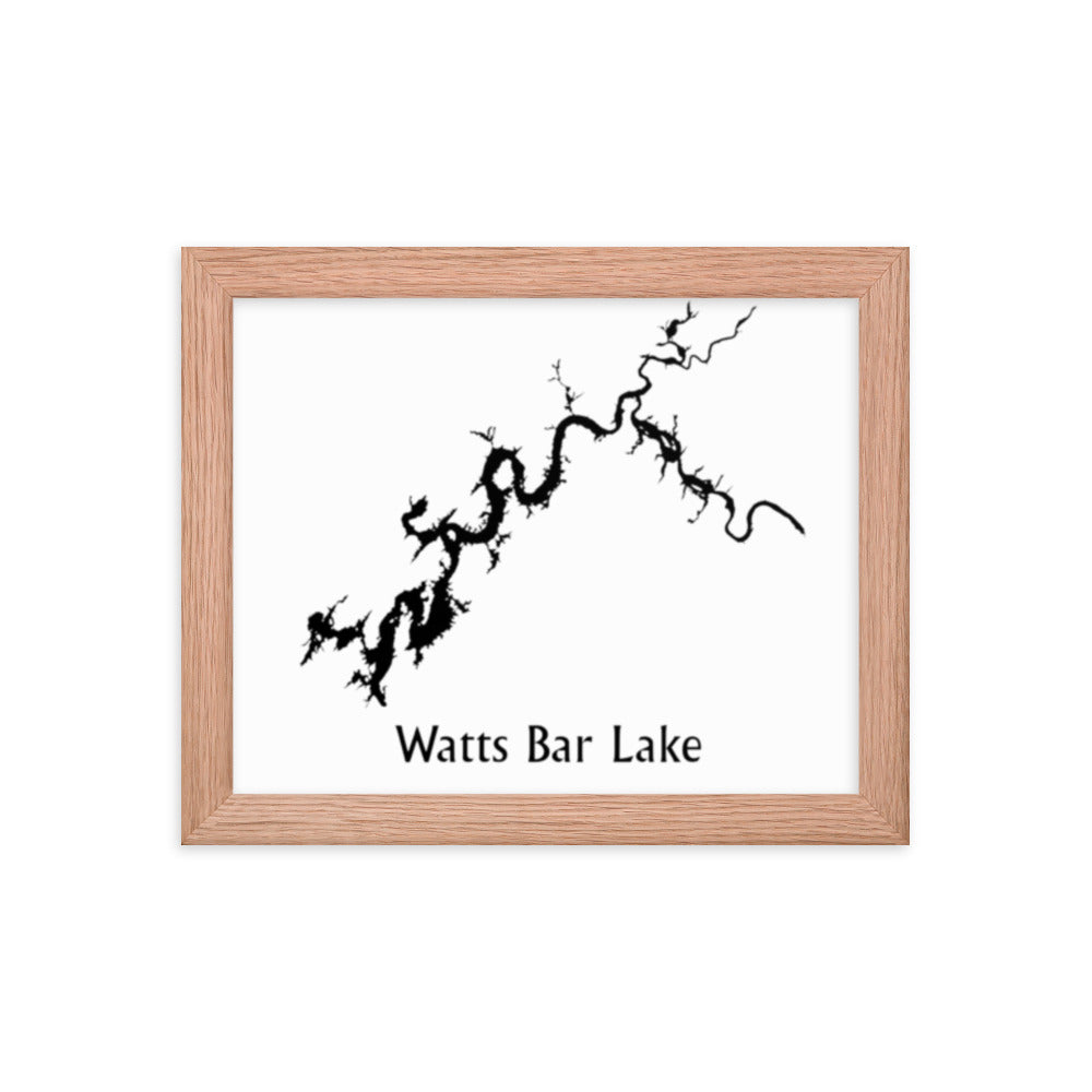 Watts Bar Lake Framed poster