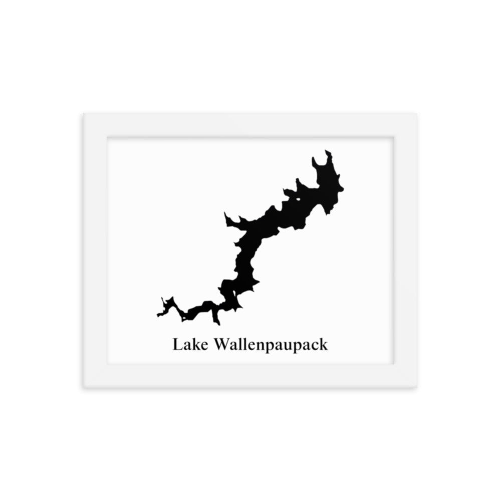 Lake Wallenpaupack Framed poster