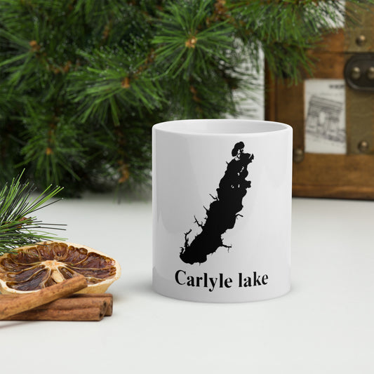 Carlyle lake White mug